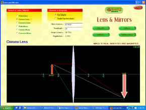 Mirrors and Lens Software